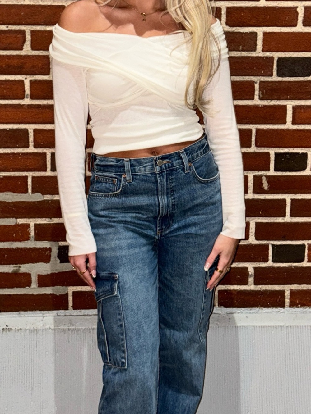 Aritzia off the shoulder top